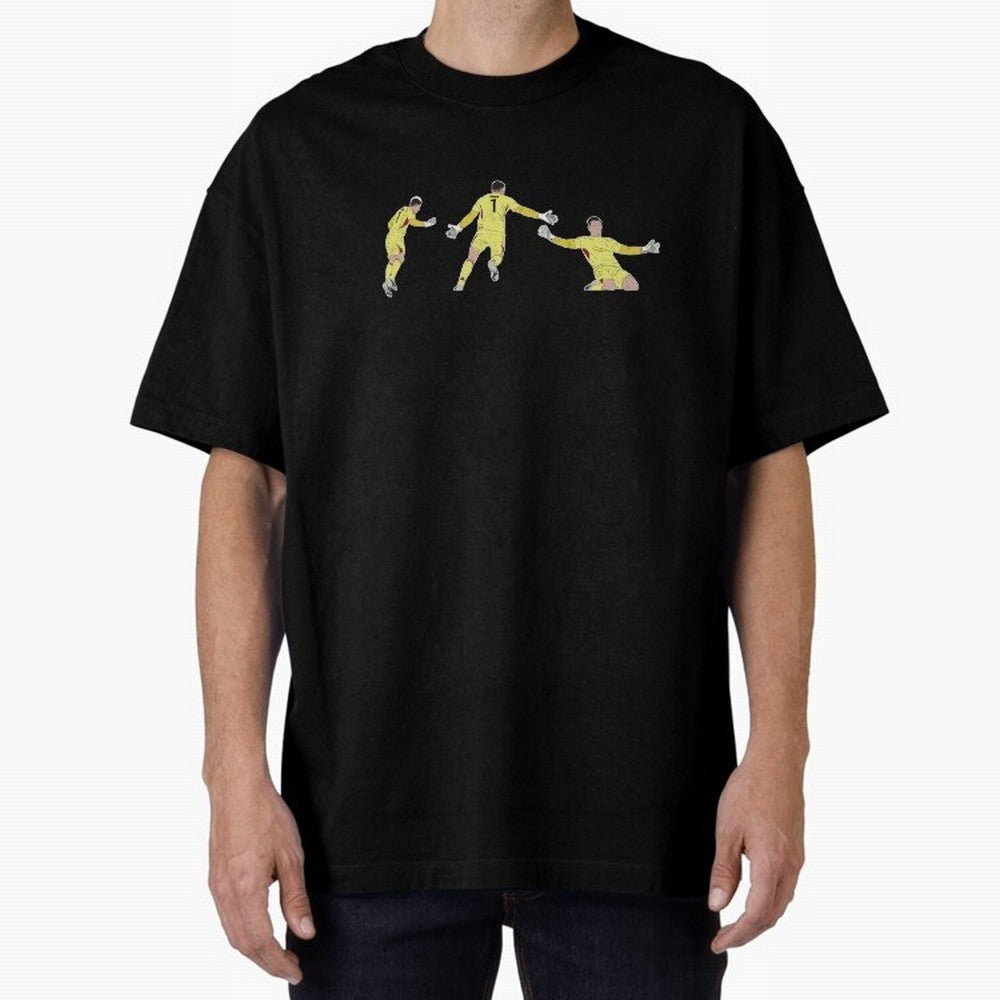 Anatoliy Trubin Last Minute Header Goal Celebration Oversized T-Shirt Upgrade Global Football Passion for FIFA World Cup 2026 Group Stage, Celebrating Cristiano Ronaldo, Haaland and CR7, Argentina and Brazil, Stadium Memories, Football Loyalty,