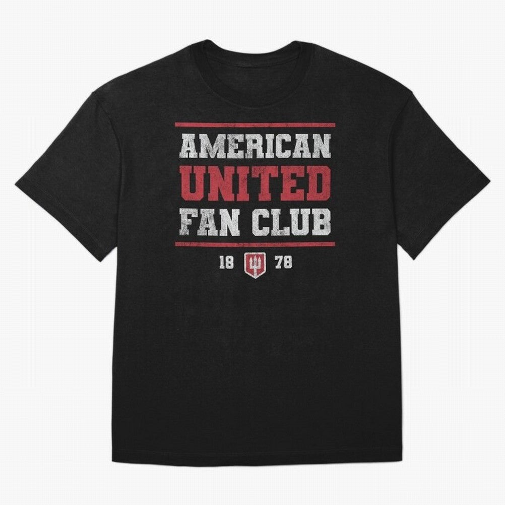 American United Fan Club Oversized T-Shirt Relive Match Day Hype around FIFA World Cup 2026 USA Canada Mexico, Mbappe and Neymar, Brazil, Retro Football Energy, Iconic Rivalries, Trophy Chase Drama and Stadium Atmosphere; Ideal for Fans Who Follow