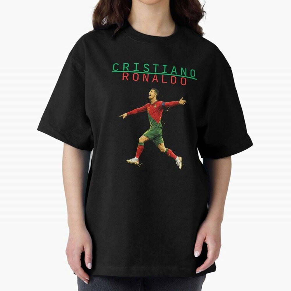 Ronaldo Oversized T-Shirt Bring Supporter Culture to Match Day Hype around FIFA World Cup 2026 Group Stage, Cristiano Ronaldo, Brazil, Portugal and Argentina, Fan Favorite Moments, National Team Passion, Big Match Drama and Soccer History; Perfect