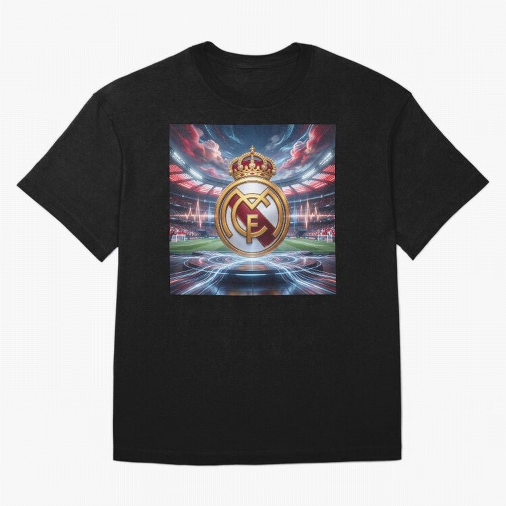 Los Campeones del Bernab¨¦u Oversized T-Shirt Show Your Tournament Heart for FIFA World Cup 2026 USA Canada Mexico for Fans of Messi and Cristiano Ronaldo and Brazil, Portugal and Argentina, Bringing Football History, Final Match Energy, Crowd