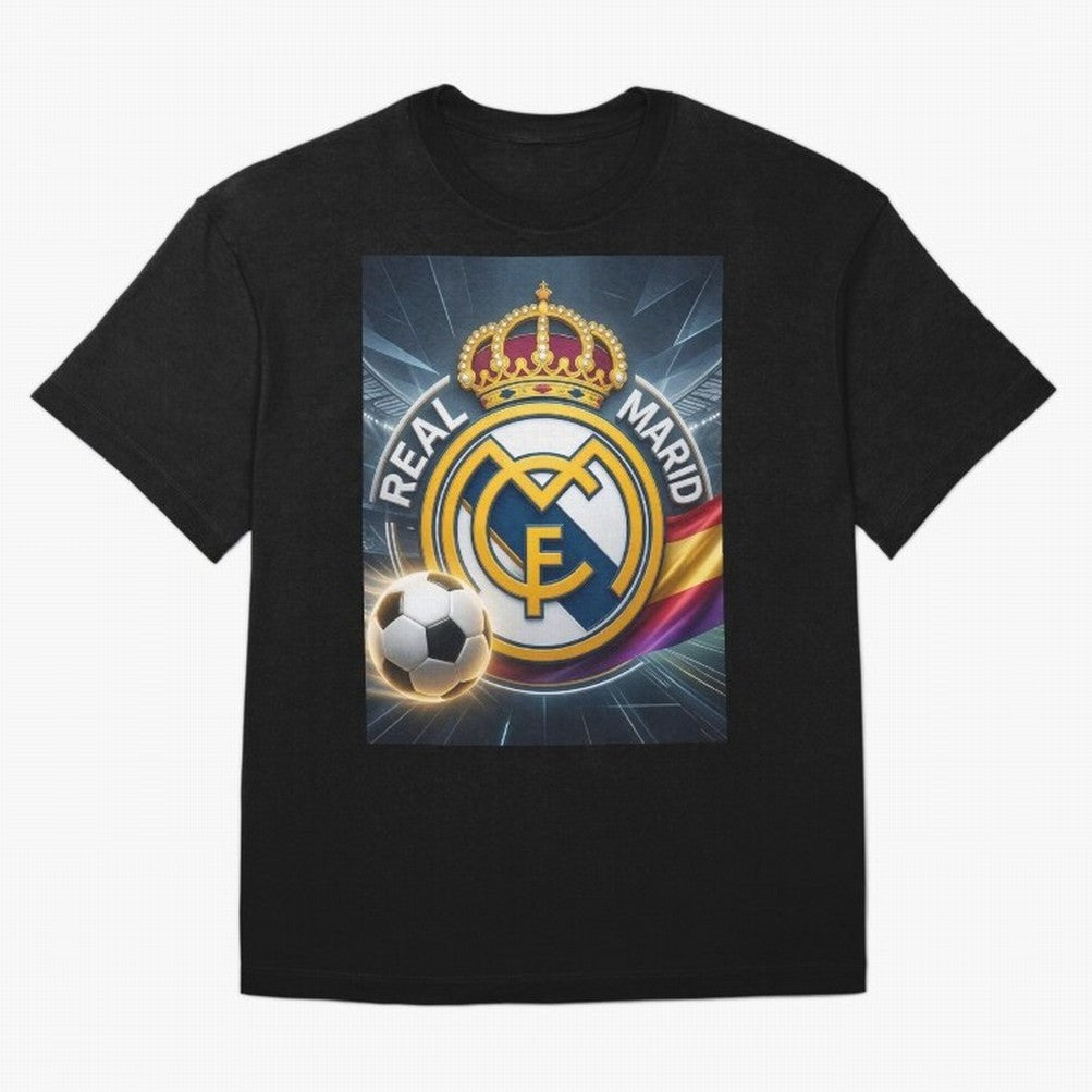 Pelot¨®n Real Madrid Oversized T-Shirt Bring Global Tournament Vibes to FIFA World Cup 2026 for Fans of Messi and Portugal, Bringing Classic Soccer Heritage, Championship Pressure, Fan Loyalty and International Pride; Perfect for Supporters Who