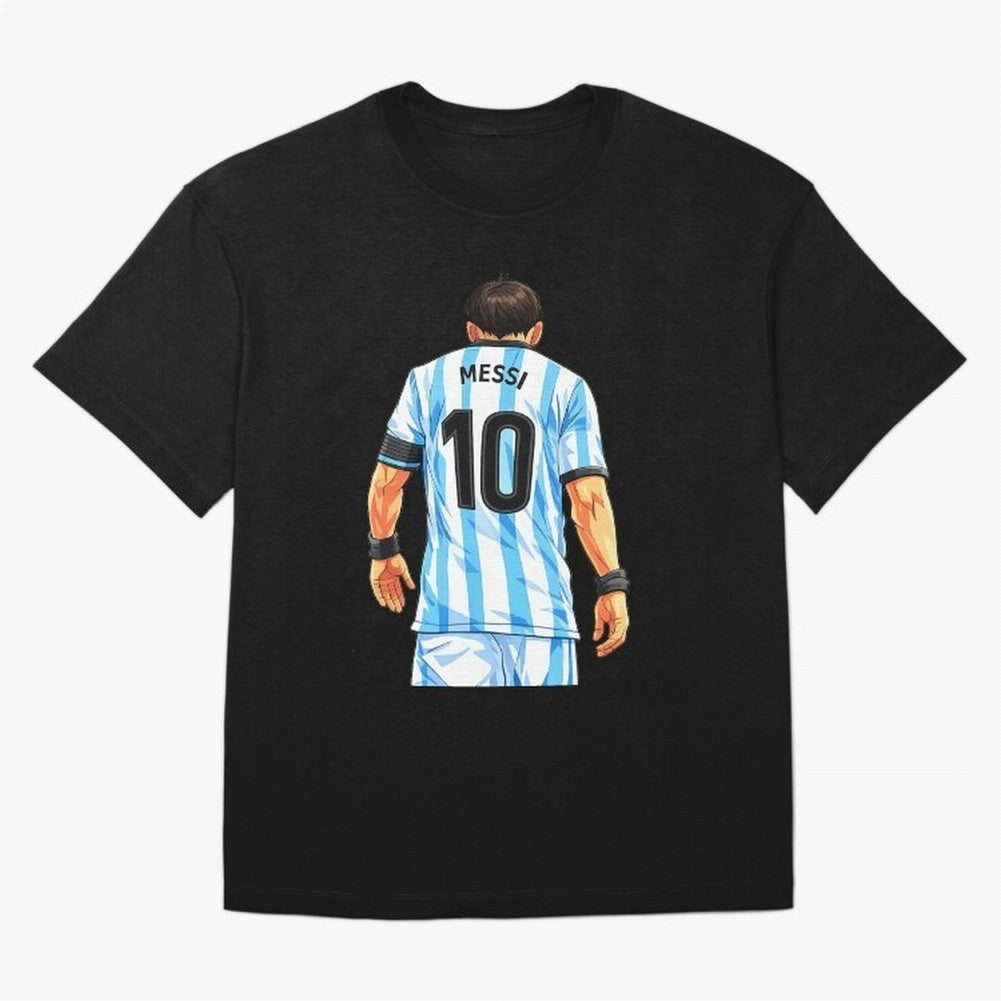 Messi Argentina 10 Oversized T-Shirt Bring Home Match Day Hype around FIFA World Cup 2026, Messi and Cristiano Ronaldo, France and Portugal, Supporter Pride, Iconic Celebrations, Legendary Names and Global Match Day Energy; Great for Supporters Who