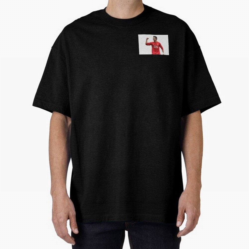 Cristiano Ronaldo Oversized T-Shirt Cheer for Global Football Passion for FIFA World Cup 2026, Centered on Neymar, Haaland and Cristiano Ronaldo, Argentina and Brazil, Match Day Excitement, Supporter Culture, Golden Goals and Global Football