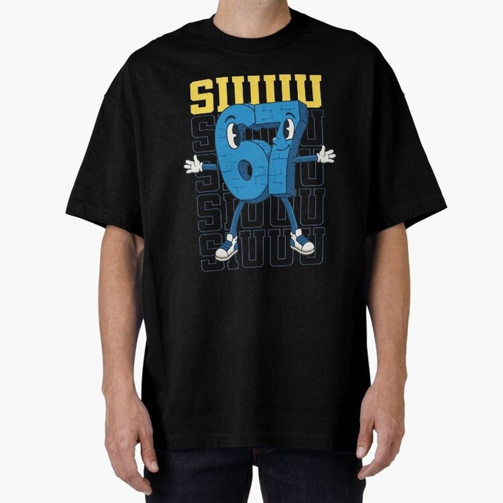 Funny Siuuu 67 Six Seven Soccer Shirt Oversized T-Shirt Bring a Champion Mindset to FIFA World Cup 2026 for Fans of Cristiano Ronaldo, Haaland and CR7 and Spain and Netherlands, Bringing Sports Nostalgia, International Competition, Famous Players