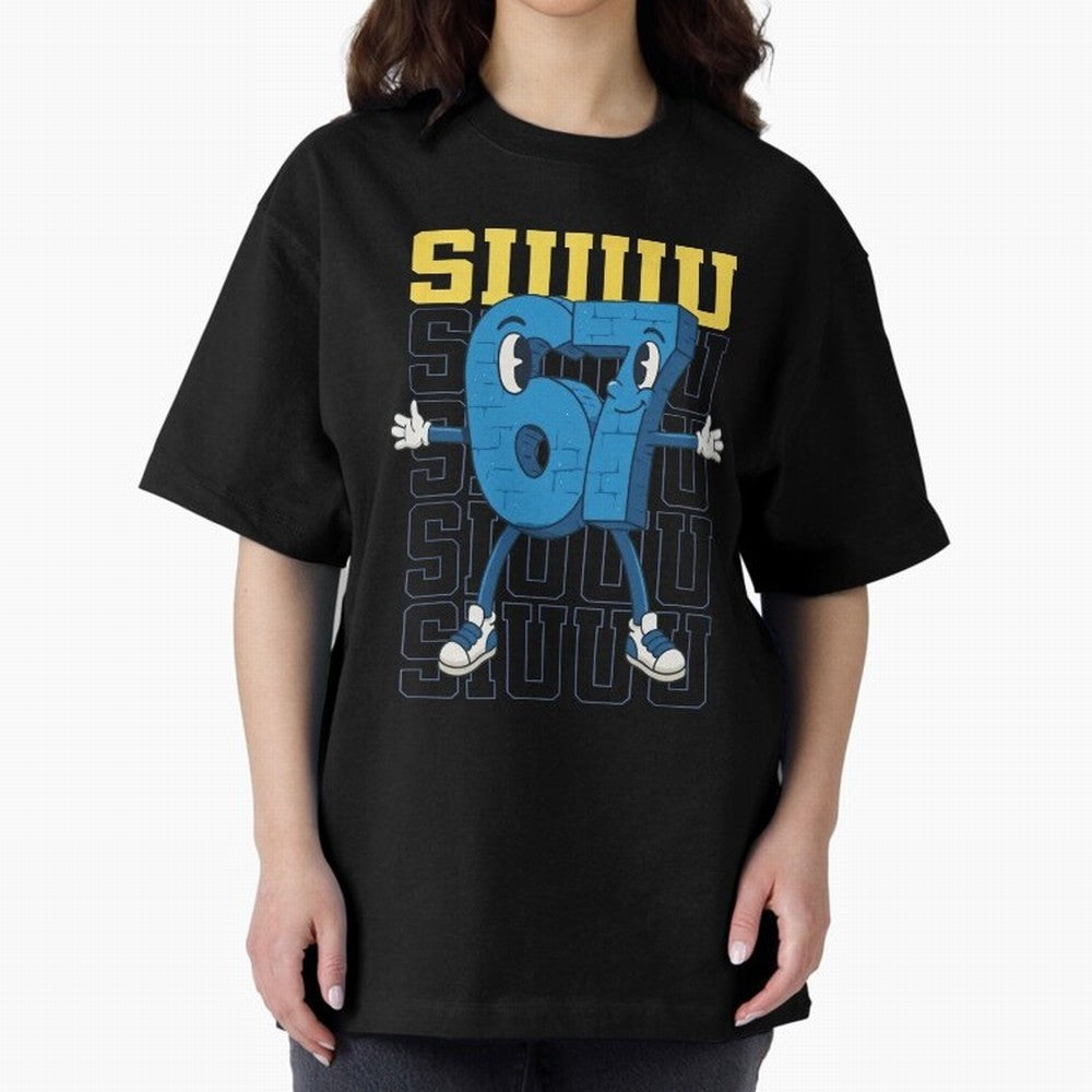 Funny Siuuu 67 Six Seven Soccer Shirt Oversized T-Shirt Bring a Champion Mindset to FIFA World Cup 2026 for Fans of Cristiano Ronaldo, Haaland and CR7 and Spain and Netherlands, Bringing Sports Nostalgia, International Competition, Famous Players