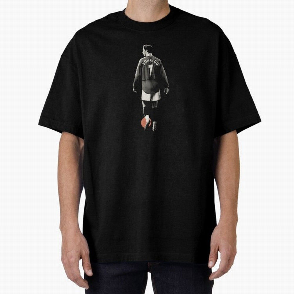 Cristiano Ronaldo Cr7 Minimalist Oversized T-Shirt Join the Global Buzz around FIFA World Cup 2026 Group Stage Spirit, Featuring Spain, Haaland and Mbappe, Global Supporter Spirit, Legendary Goals, National Colors and Tournament Celebration; Great