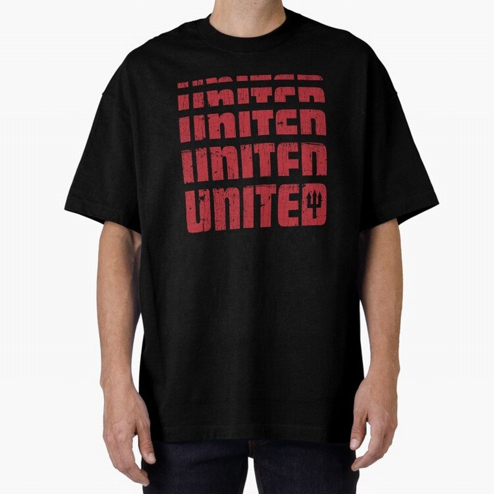 United United United Oversized T-Shirt Bring FIFA World Cup 2026 Centered on Messi, Neymar and Mbappe, Argentina, France and Brazil Energy, Global Supporter Spirit, Legendary Goals, National Colors and Tournament Celebration; Created for Match Day