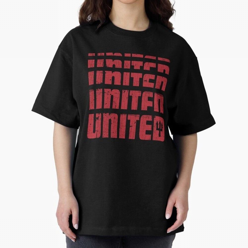 United United United Oversized T-Shirt Bring FIFA World Cup 2026 Centered on Messi, Neymar and Mbappe, Argentina, France and Brazil Energy, Global Supporter Spirit, Legendary Goals, National Colors and Tournament Celebration; Created for Match Day