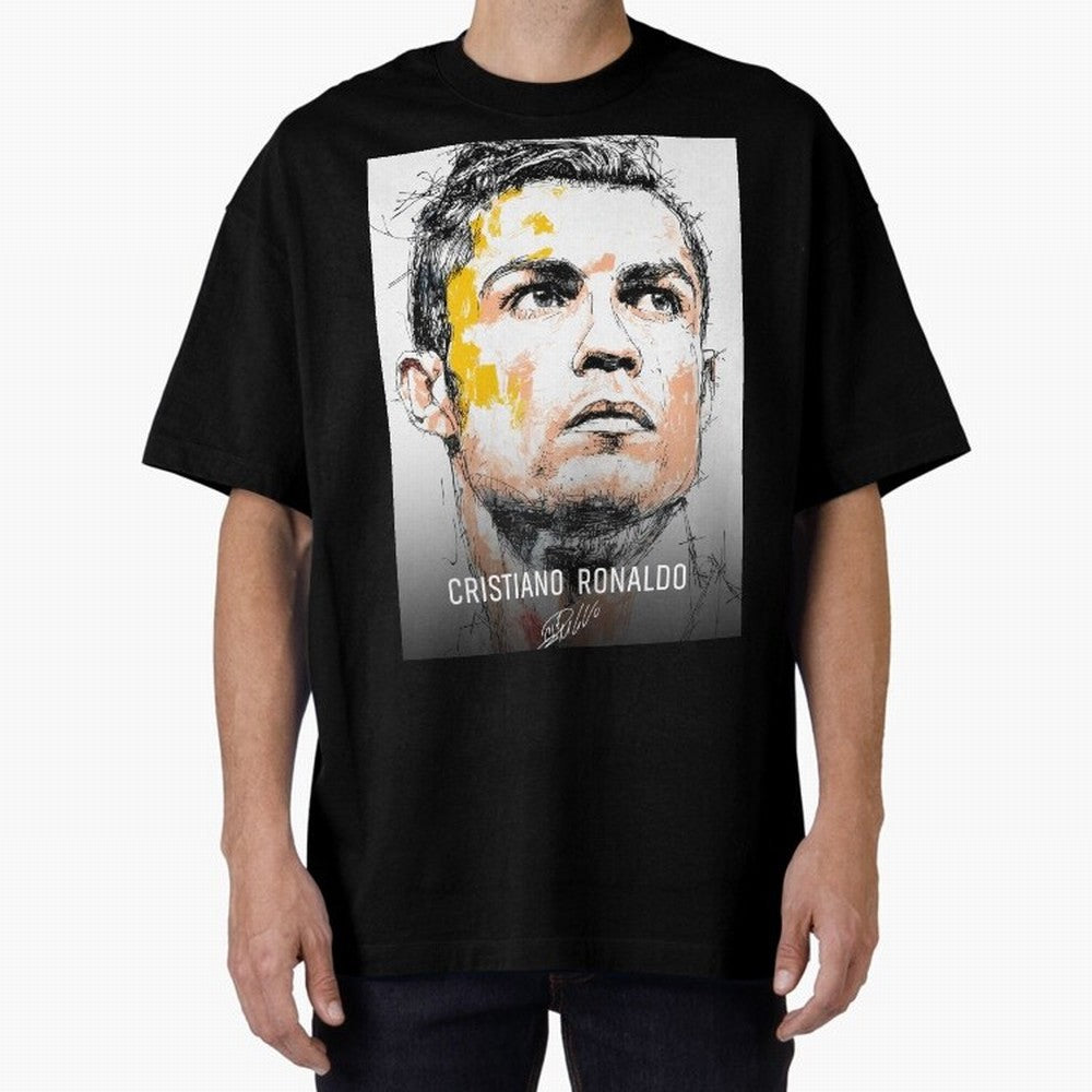 Cristiano Ronaldo Cr7 Football Soccer Player Icon Legend Power Oversized T-Shirt Support the Legends of Global Football Passion for FIFA World Cup 2026, Capturing CR7, Germany, Game Day Rituals, Football Legends, Country Pride and the Road to the