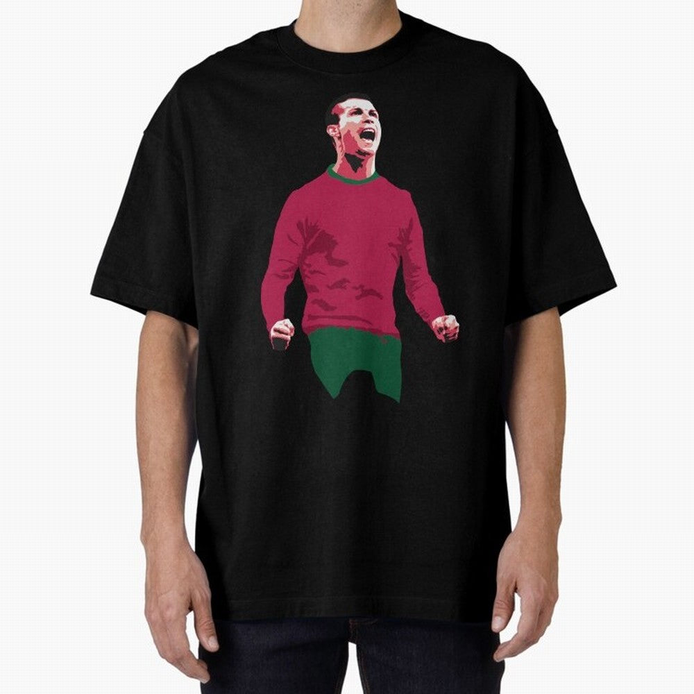 Ronaldo Oversized T-Shirt Relive Legendary Nights from FIFA World Cup 2026 Group Stage Connected to Messi and Cristiano Ronaldo, Netherlands Energy, Vintage Soccer Flavor, Modern Football Stars, National Flags and Final Night Emotion; Perfect for
