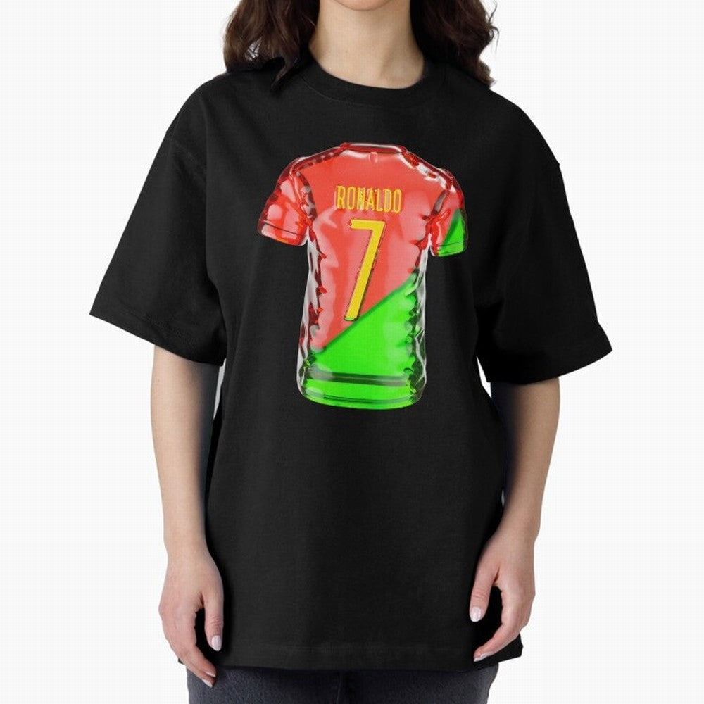 Cristiano Ronaldo Oversized T-Shirt Feel International Energy from the FIFA World Cup 2026 USA Canada Mexico Journey through Cristiano Ronaldo, Haaland and CR7 Highlights, Argentina and Brazil Pride, Match Day Excitement, Supporter Culture, Golden