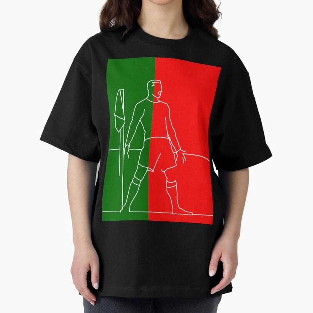 Siuuu! (color) Oversized T-Shirt Keep the Legacy of FIFA World Cup 2026 Spirit, with England and Germany, Mbappe and Neymar, Stadium Chants, National Pride, Trophy Dreams and Unforgettable Football Memories; Perfect for Fans, Collectors, Family
