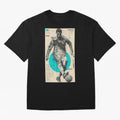 Futuristic Cristiano Ronaldo Illustration ¨C Cyber-Tech Football Art Oversized T-Shirt Show Your Tournament Heart for FIFA World Cup 2026 Group Stage Spirit, Connected to Spain and Netherlands, Cristiano Ronaldo, Fan Favorite Moments, National Team