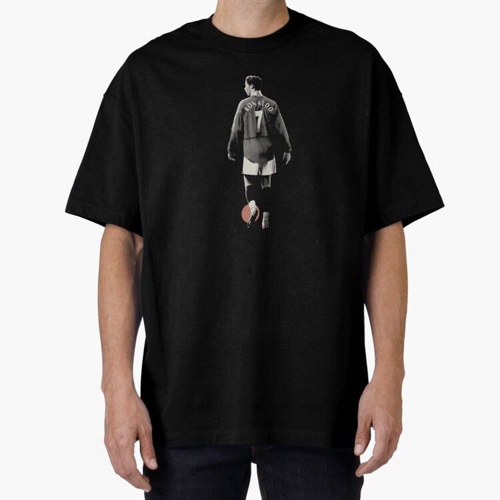 Cristiano Ronaldo CR7 Minimalist Oversized T-Shirt Celebrate the Biggest Stage of FIFA World Cup 2026 USA Canada Mexico for Fans of Cristiano Ronaldo and Argentina, Bringing Game Day Rituals, Football Legends, Country Pride and the Road to the