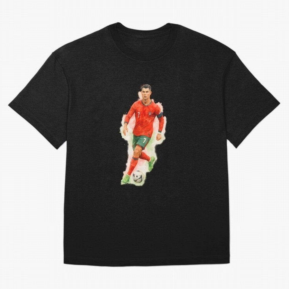 CR7 Cristiano Ronaldo a powerful moment artwork Oversized T-Shirt Bring Legendary Rivalry Energy to FIFA World Cup 2026 Group Stage for Fans of Cristiano Ronaldo, Haaland and CR7 and Argentina, Bringing Football Festival Excitement, Trophy