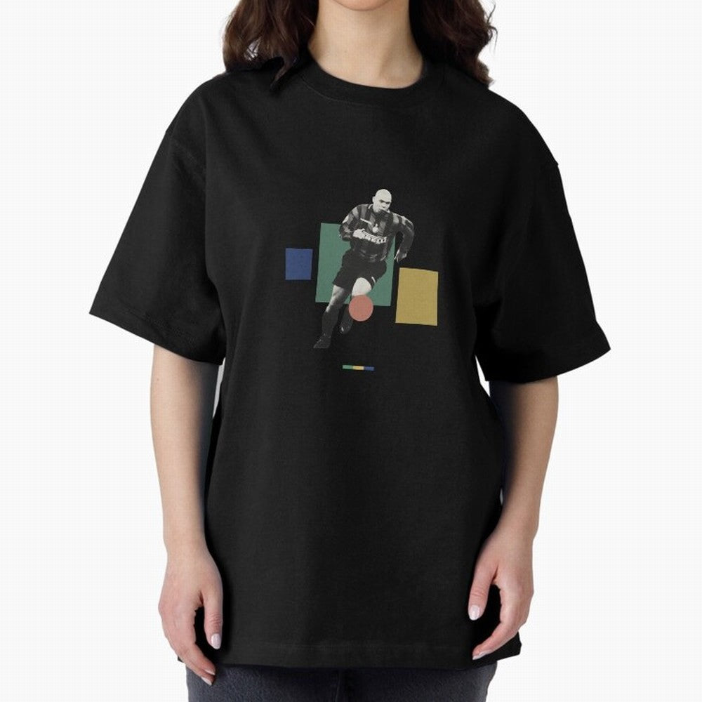 Ronaldo Nazario R9 Oversized T-Shirt Honor FIFA World Cup 2026 for Fans of CR7 and Portugal, Spain and Germany, Bringing Worldwide Fan Energy, Dramatic Goals, Stadium Lights and Championship Celebrations; Created for Match Day Parties, Soccer
