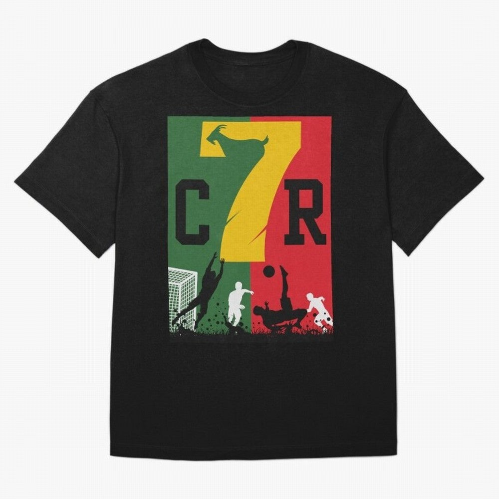 Portugal The Goat CR 7 World Cup 2026 Oversized T-Shirt Show Your Tournament Heart for Match Day Hype around FIFA World Cup 2026 Group Stage, Neymar, Argentina, Soccer Culture, Superstar Moments, National Team Dreams and Competitive Fire; Great for