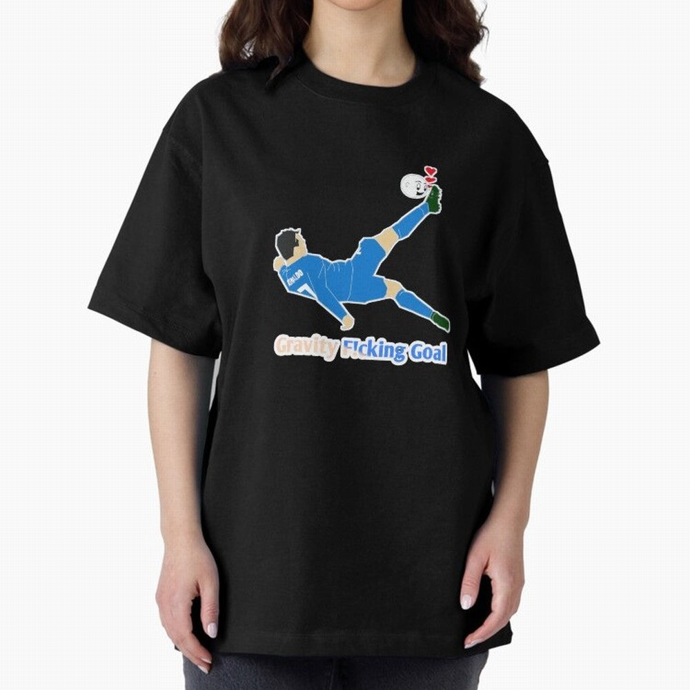 Cristiano Ronaldo Bicycle kick Oversized T-Shirt Turn Football Passion into Global Football Passion for FIFA World Cup 2026, Inspired by Messi, CR7 and Mbappe, England and Germany, Game Day Rituals, Football Legends, Country Pride and the Road to