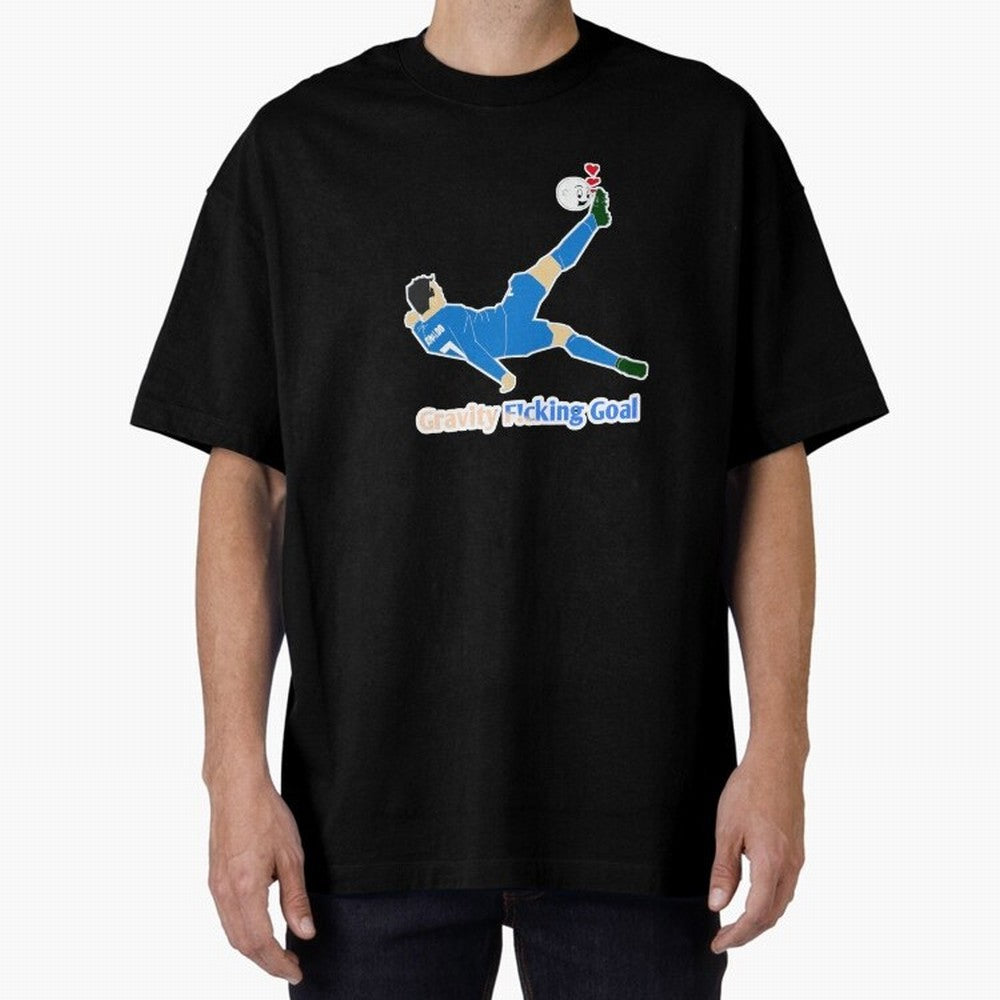 Cristiano Ronaldo Bicycle kick Oversized T-Shirt Turn Football Passion into Global Football Passion for FIFA World Cup 2026, Inspired by Messi, CR7 and Mbappe, England and Germany, Game Day Rituals, Football Legends, Country Pride and the Road to