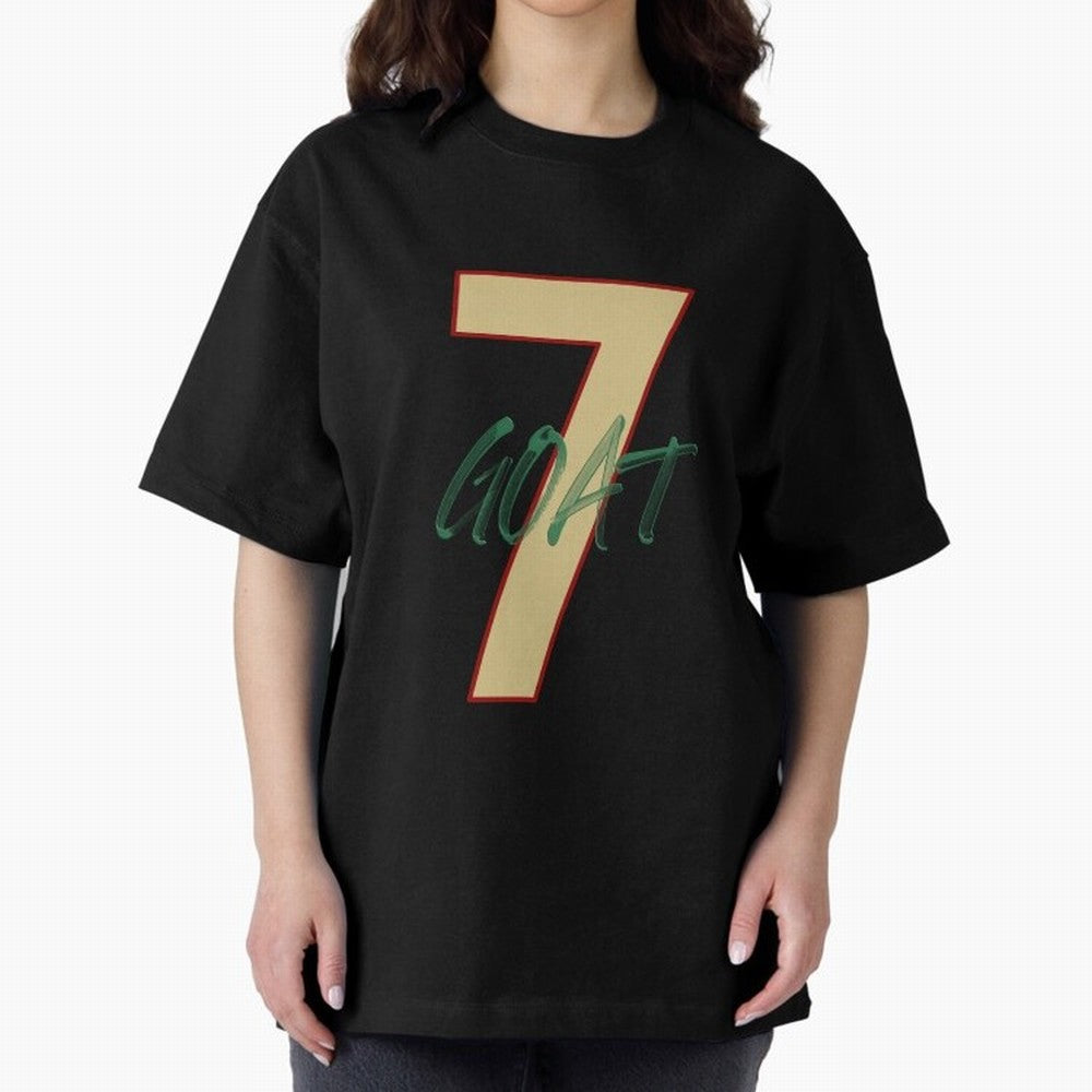Cristiano Ronaldo 7 GOAT Football Legend Poster Art Oversized T-Shirt Celebrate the Biggest Stage of FIFA World Cup 2026 Inspired by Messi, Argentina, France and Brazil Energy, Worldwide Fan Energy, Dramatic Goals, Stadium Lights and Championship
