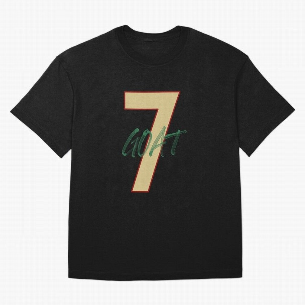 Cristiano Ronaldo 7 GOAT Football Legend Poster Art Oversized T-Shirt Celebrate the Biggest Stage of FIFA World Cup 2026 Inspired by Messi, Argentina, France and Brazil Energy, Worldwide Fan Energy, Dramatic Goals, Stadium Lights and Championship