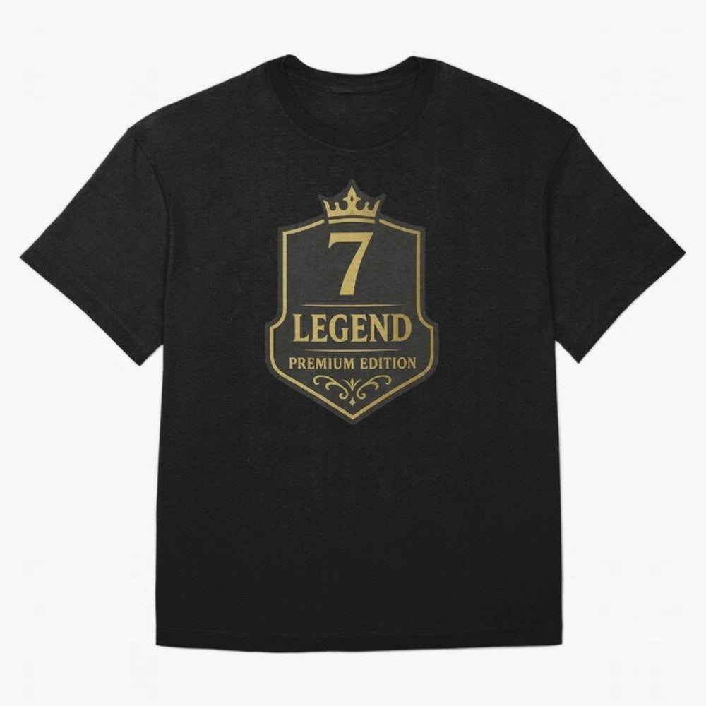 7Legend Football Inspired Number 7 T-Shirt Oversized T-Shirt Bring Stadium Energy to FIFA World Cup 2026 for Fans of Cristiano Ronaldo and England, Bringing Football Passion, Legendary Performances, Festival Vibes and Supporter Community; Perfect