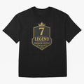 7Legend Football Inspired Number 7 T-Shirt Oversized T-Shirt Bring Stadium Energy to FIFA World Cup 2026 for Fans of Cristiano Ronaldo and England, Bringing Football Passion, Legendary Performances, Festival Vibes and Supporter Community; Perfect
