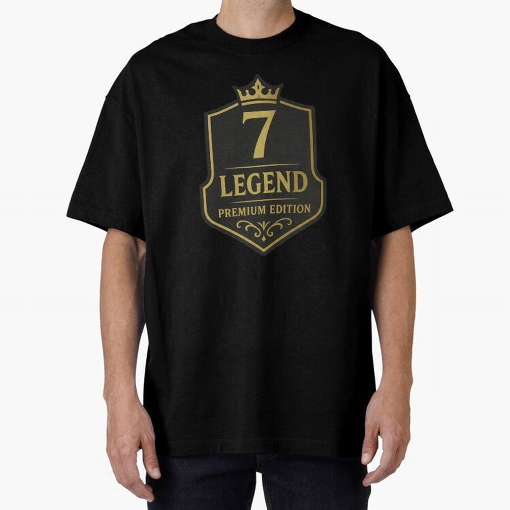 7Legend Football Inspired Number 7 T-Shirt Oversized T-Shirt Bring Stadium Energy to FIFA World Cup 2026 for Fans of Cristiano Ronaldo and England, Bringing Football Passion, Legendary Performances, Festival Vibes and Supporter Community; Perfect
