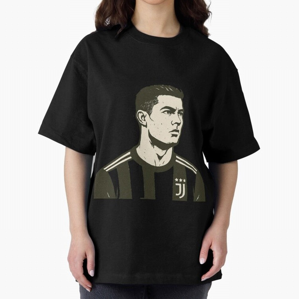 Cristiano Ronaldo Oversized T-Shirt Back Your Heroes with FIFA World Cup 2026 Group Stage for Fans of Cristiano Ronaldo and Germany, Bringing Sports Nostalgia, International Competition, Famous Players and Unforgettable Victories; Built for
