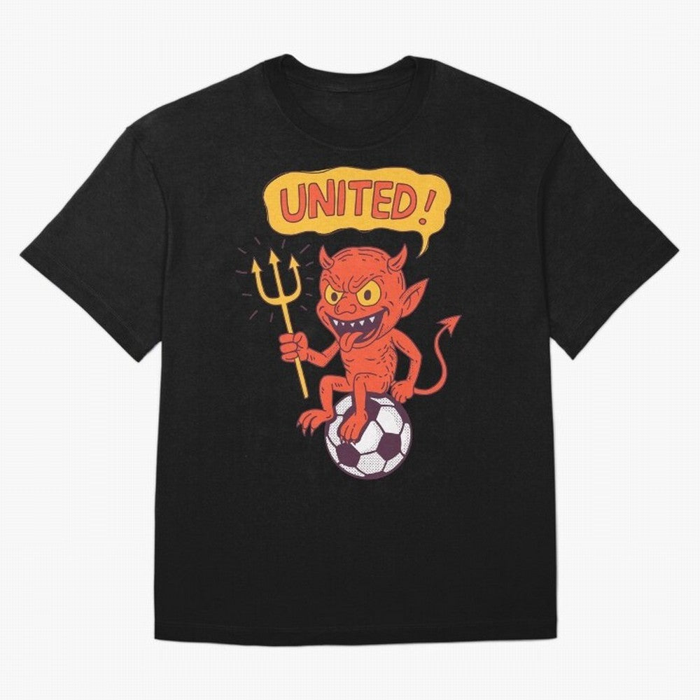 Manchester United The Red Devils Oversized T-Shirt Bring Supporter Culture to Match Day Hype around FIFA World Cup 2026 USA Canada Mexico, Mbappe and Neymar, Spain, Match Day Excitement, Supporter Culture, Golden Goals and Global Football Passion;
