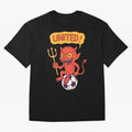 Manchester United The Red Devils Oversized T-Shirt Bring Supporter Culture to Match Day Hype around FIFA World Cup 2026 USA Canada Mexico, Mbappe and Neymar, Spain, Match Day Excitement, Supporter Culture, Golden Goals and Global Football Passion;