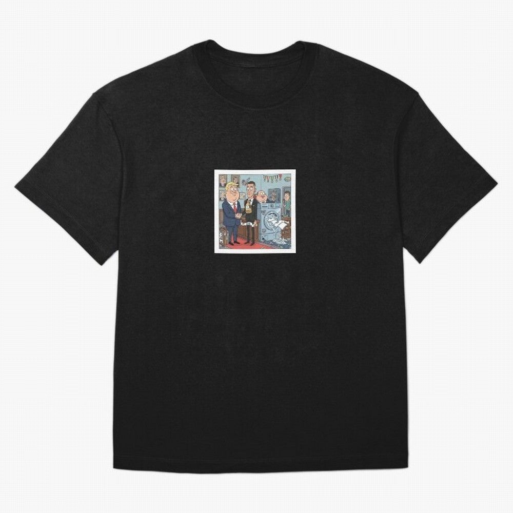 Ronaldo at White House Dinner Oversized T-Shirt Stand with FIFA World Cup 2026 USA Canada Mexico for Fans of Messi, Neymar and Mbappe and France, Bringing Tournament Hype, Historic Matchups, Family Viewing Parties and Global Sports Pride; Built for