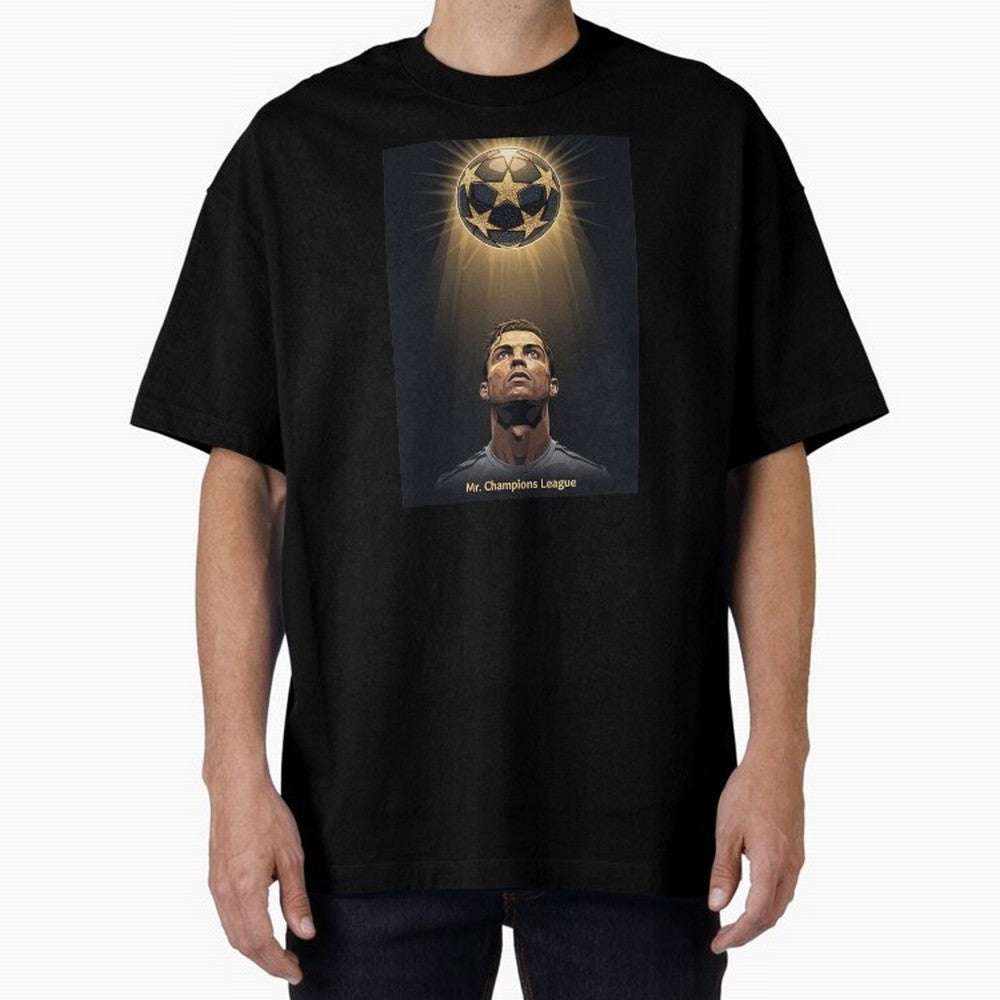 Ronaldo Madrid Oversized T-Shirt Celebrate National Team Dreams in FIFA World Cup 2026 Group Stage Connected to Messi, France and Portugal Energy, Stadium Chants, National Pride, Trophy Dreams and Unforgettable Football Memories; Made for Die Hard