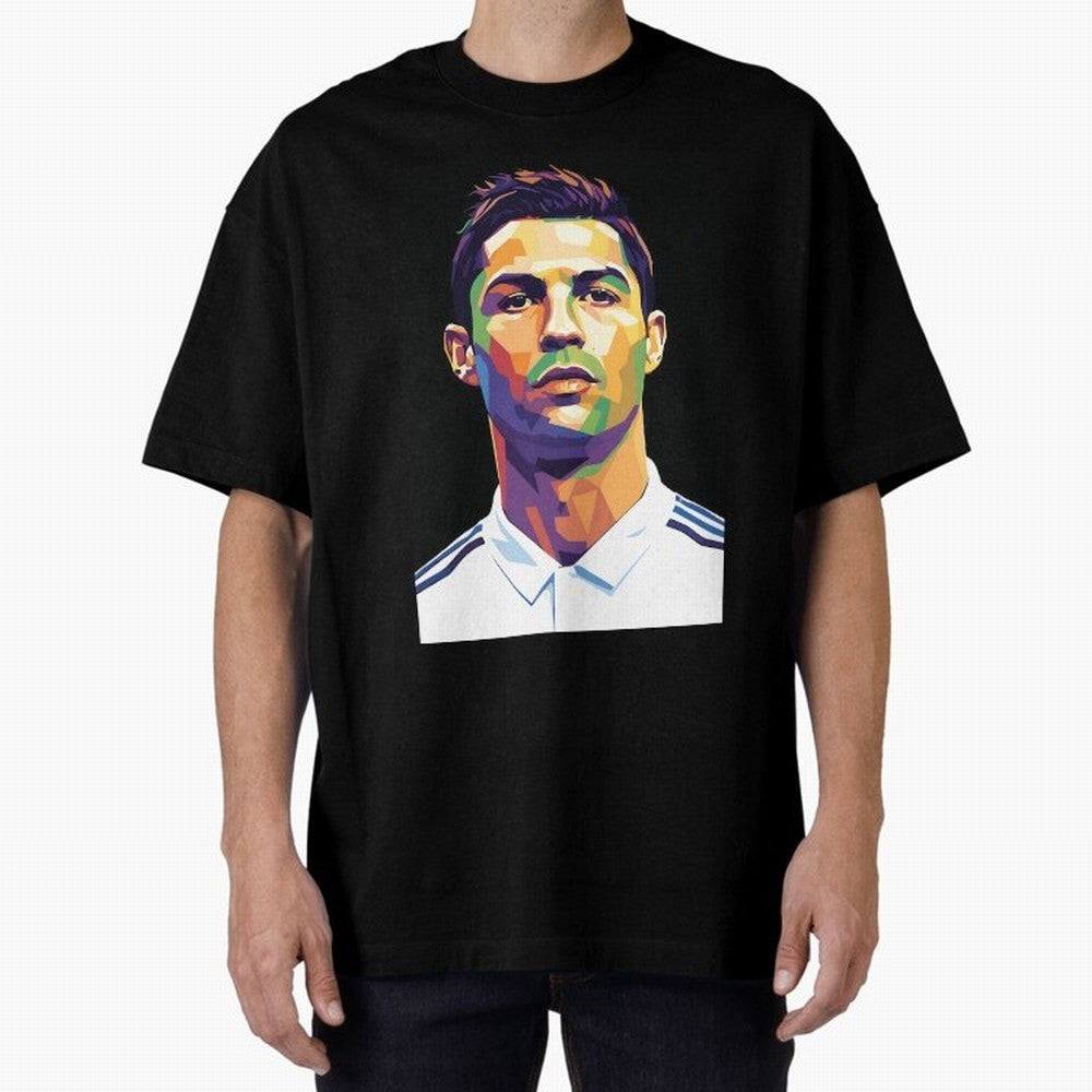 Cristiano Ronaldo Wpap Art Oversized T-Shirt Support the Legends of FIFA World Cup 2026 USA Canada Mexico Spirit, Filled with England, Cristiano Ronaldo, Haaland and CR7, Game Day Rituals, Football Legends, Country Pride and the Road to the Final;