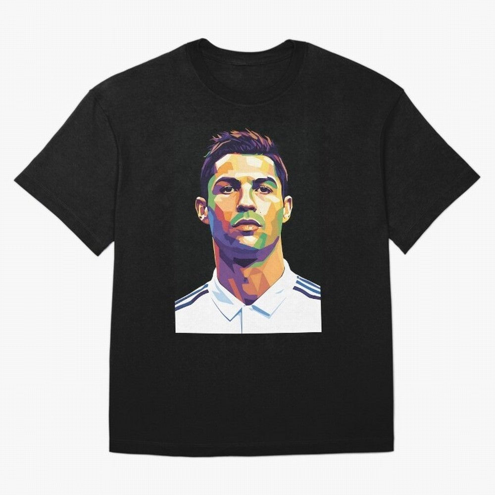 Cristiano Ronaldo Wpap Art Oversized T-Shirt Support the Legends of FIFA World Cup 2026 USA Canada Mexico Spirit, Filled with England, Cristiano Ronaldo, Haaland and CR7, Game Day Rituals, Football Legends, Country Pride and the Road to the Final;