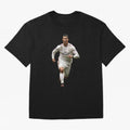 Cristiano Ronaldo runner Oversized T-Shirt Feel Global Football Passion for FIFA World Cup 2026, Driven by Haaland, Brazil, Football Passion, Legendary Performances, Festival Vibes and Supporter Community; Ideal for Football Dads, Football Moms,