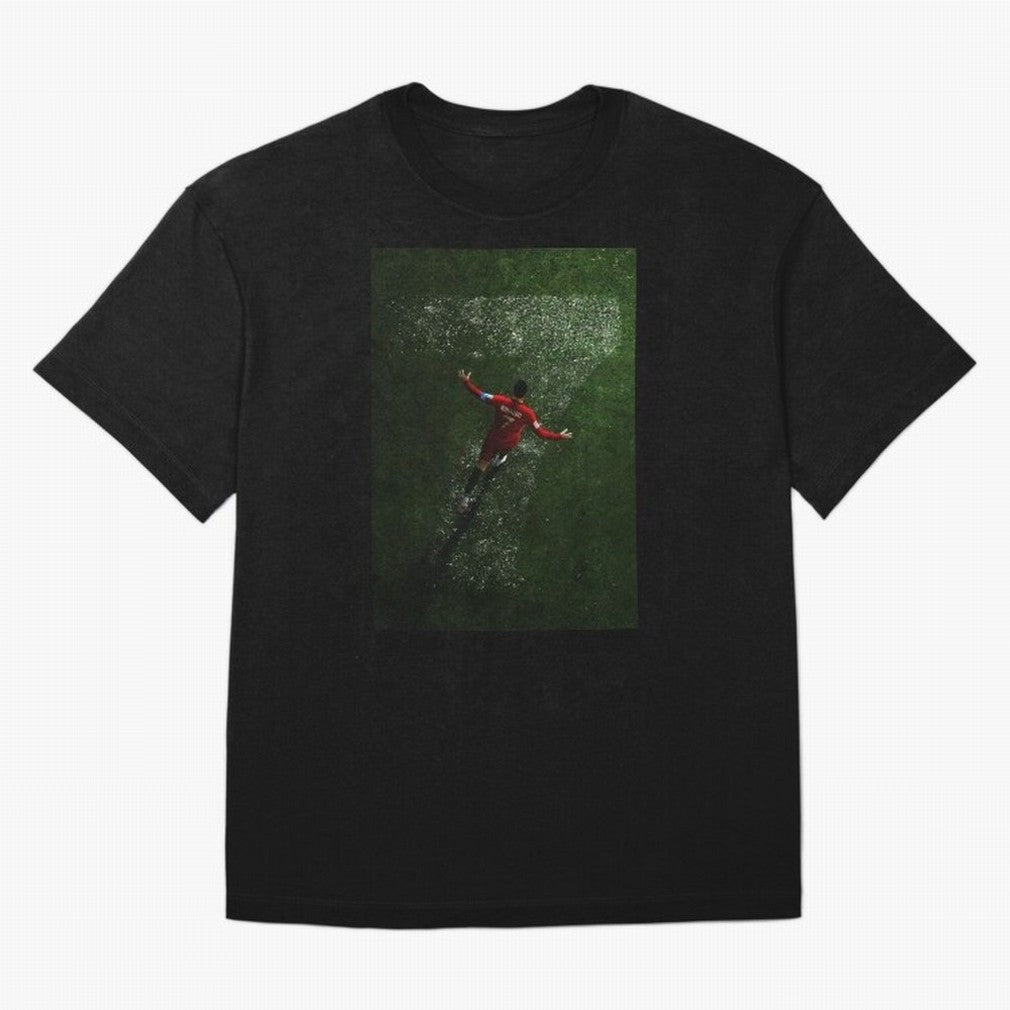 CR7 The G.O.A.T. Football Art - Cristiano Ronaldo Oversized T-Shirt Feel the FIFA World Cup 2026 Group Stage Journey through Messi and Cristiano Ronaldo Highlights, Argentina and Brazil Pride, Match Day Excitement, Supporter Culture, Golden Goals