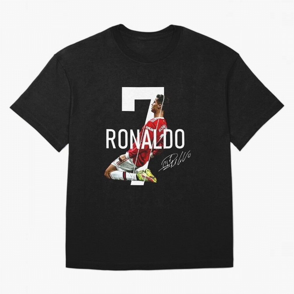 Cristiano Ronaldo - CR7 Oversized T-Shirt Share the Excitement of FIFA World Cup 2026 Spirit, Featuring England, France and Netherlands, Messi, Soccer Culture, Superstar Moments, National Team Dreams and Competitive Fire; Perfect for People Who