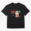 Cristiano Ronaldo ¨C Legendary Football Star & GOAT Artwork Oversized T-Shirt Join Supporters Worldwide for Global Football Passion for FIFA World Cup 2026, Connected to Mbappe and Neymar, Spain and Netherlands, Sports Nostalgia, International