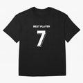 Legacy 7 Oversized T-Shirt Capture Stadium Memories from the FIFA World Cup 2026 Group Stage Journey through Messi and Cristiano Ronaldo Highlights, Spain Pride, Retro Football Energy, Iconic Rivalries, Trophy Chase Drama and Stadium Atmosphere;