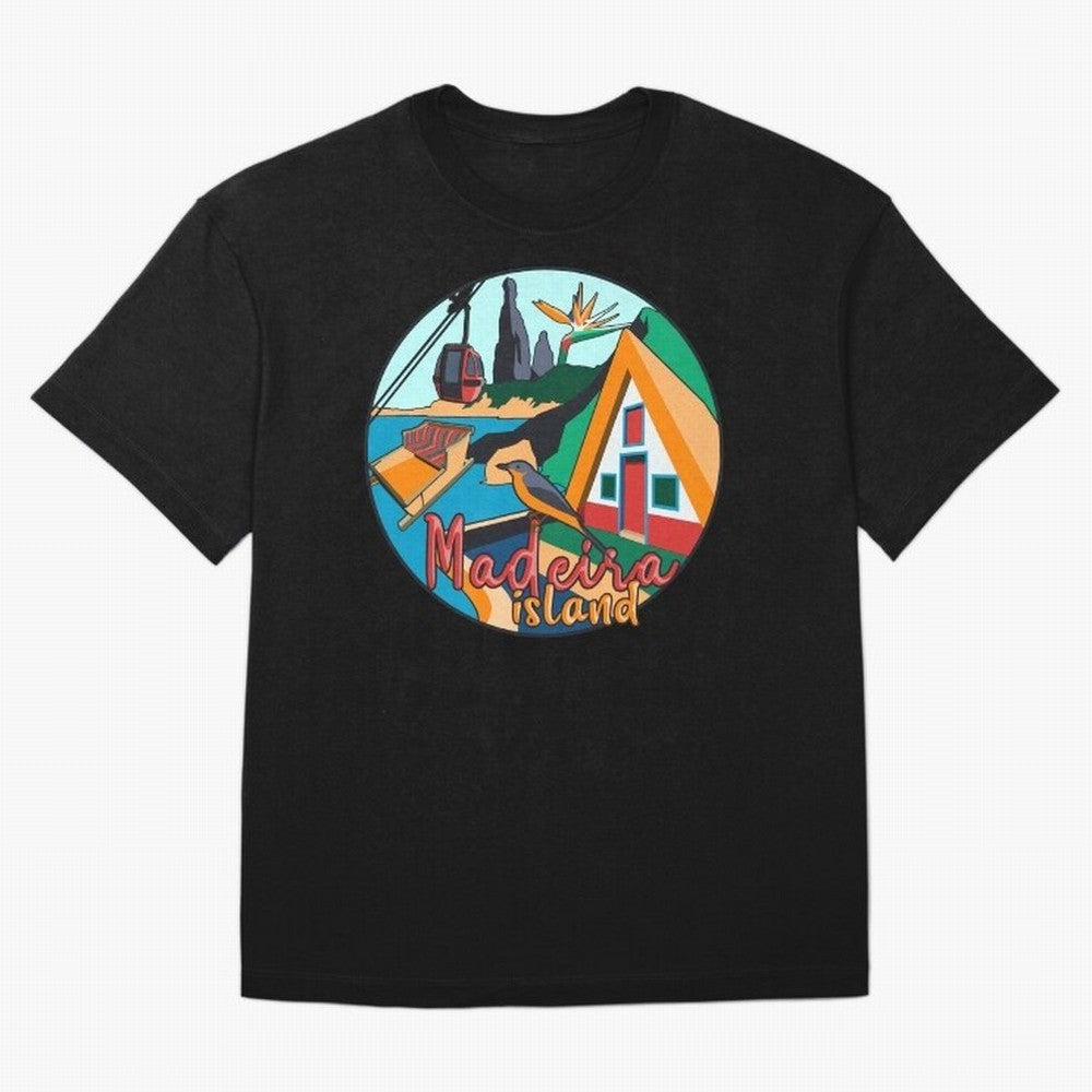 Madeira Island Oversized T-Shirt Join the Global Buzz around Global Football Passion for FIFA World Cup 2026 USA Canada Mexico, Made for CR7 and Messi, France, Fan Favorite Moments, National Team Passion, Big Match Drama and Soccer History; Perfect