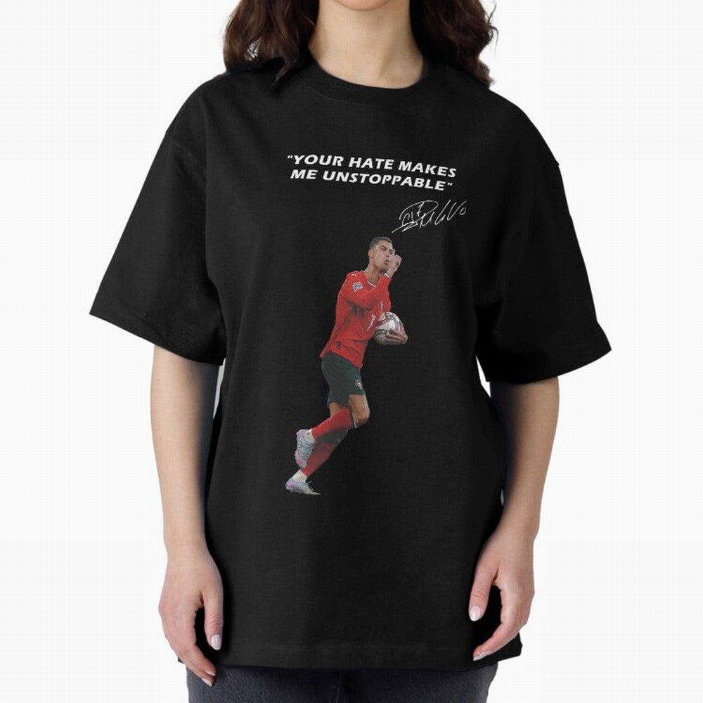 Cristiano Ronaldo Oversized T-Shirt Bring Match Day Fire to FIFA World Cup 2026 for Fans of Neymar and Netherlands, Bringing Game Day Rituals, Football Legends, Country Pride and the Road to the Final; Ideal for Fans Who Follow Messi, Cristiano