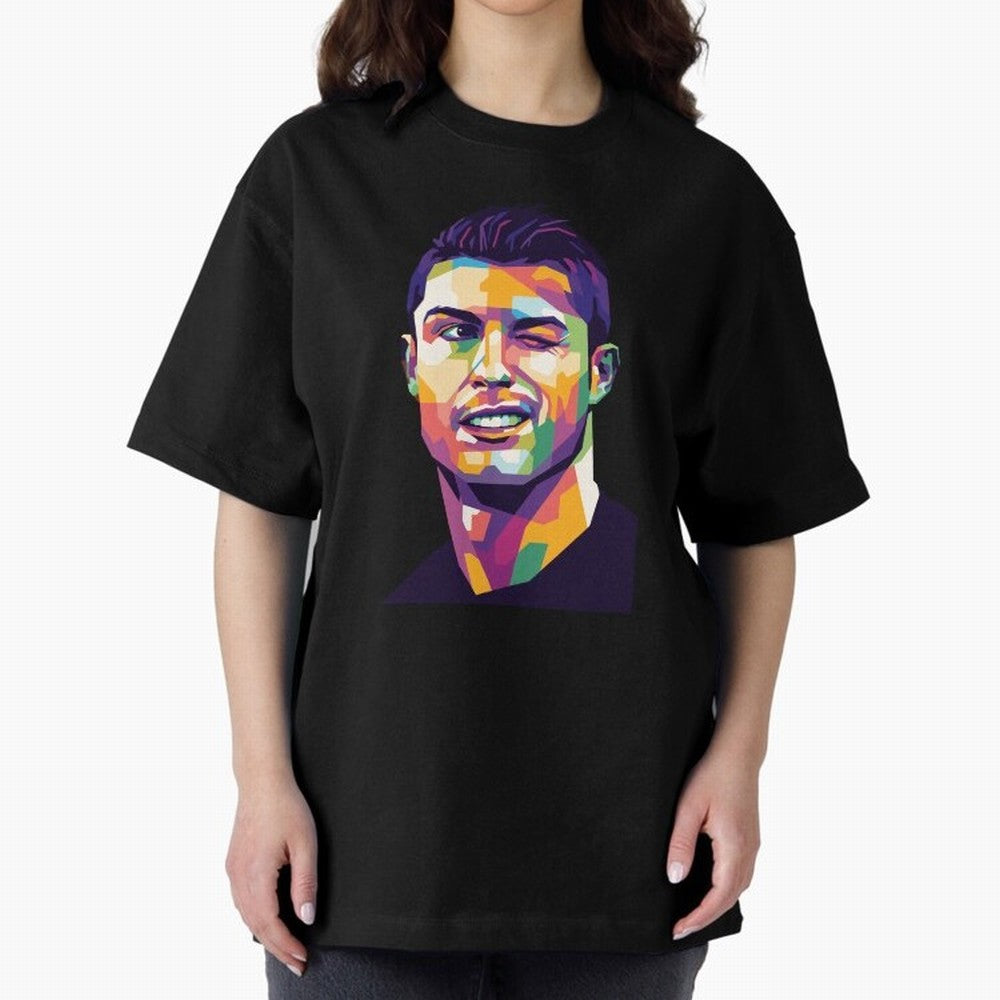 Cristiano Ronaldo Oversized T-Shirt Show Your Tournament Heart for FIFA World Cup 2026 Group Stage Built around Messi, Portugal, Spain and Germany Energy, Sports Nostalgia, International Competition, Famous Players and Unforgettable Victories;