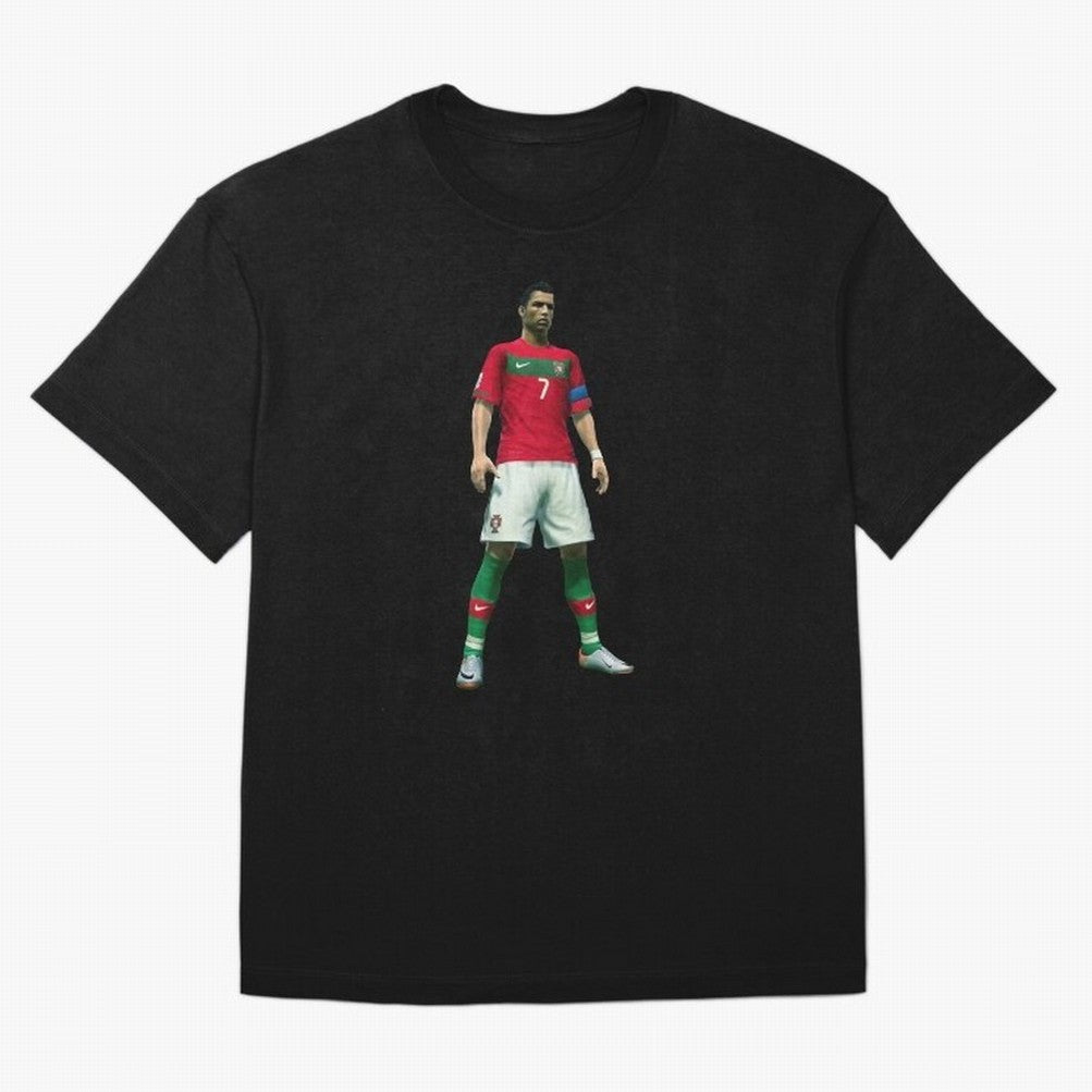 CR7 PES Oversized T-Shirt Honor Champions and Dreams in FIFA World Cup 2026 Group Stage Spirit, Centered on Germany, CR7 and Messi, Champion Mindset, Group Stage Buzz, Knockout Tension and Passionate Fan Culture; Ideal for Football Dads, Football