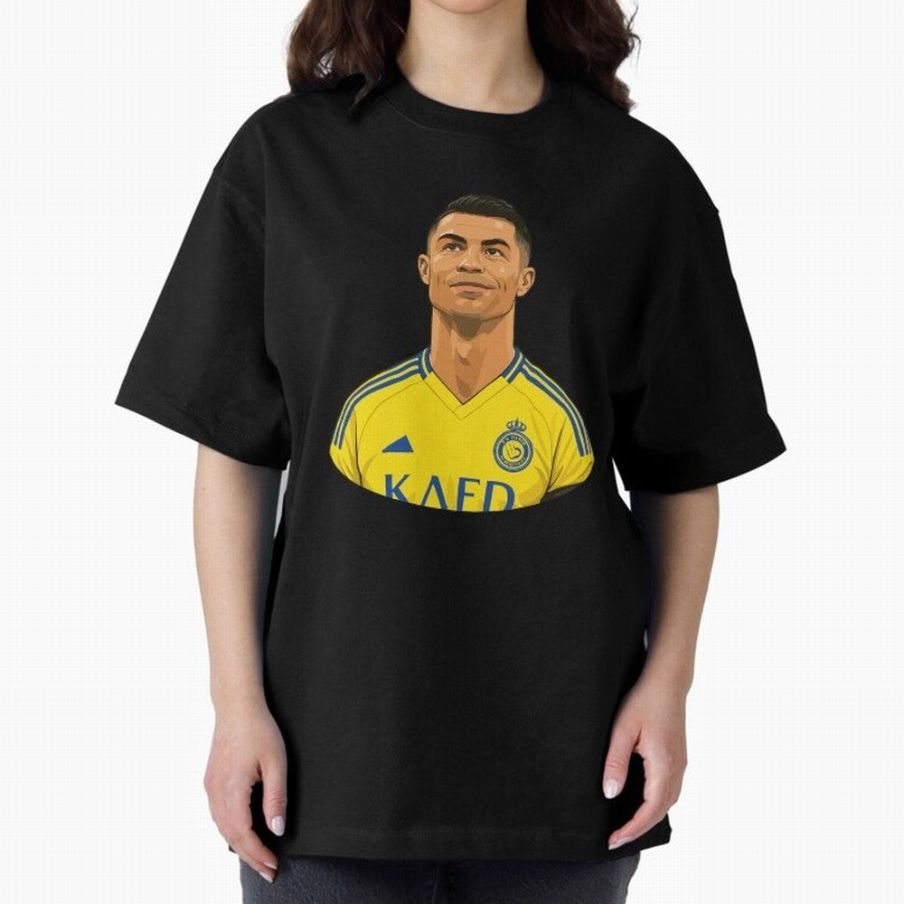 CR7 Oversized T-Shirt Bring Champion Energy into FIFA World Cup 2026 USA Canada Mexico Highlighting Messi, CR7 and Mbappe, Argentina and Brazil Energy, Fan Favorite Moments, National Team Passion, Big Match Drama and Soccer History; Great for Watch