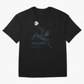 Artistic Strike Oversized T-Shirt Celebrate Football Heritage in Global Football Passion for FIFA World Cup 2026, Inspired by Messi, Argentina, Sports Nostalgia, International Competition, Famous Players and Unforgettable Victories; Ideal for
