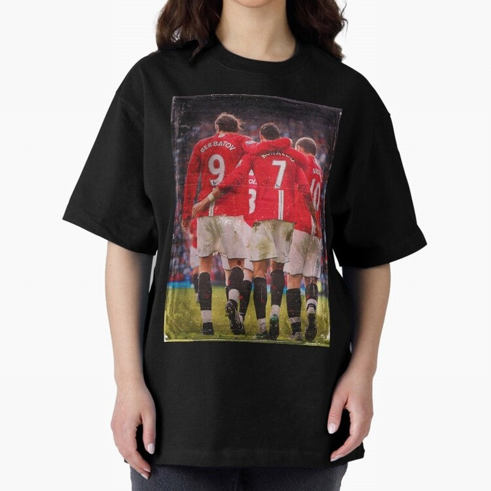Ronaldo Berbatov Rooney Oversized T-Shirt Fuel the Hype around Match Day Hype around FIFA World Cup 2026 USA Canada Mexico, Messi and Cristiano Ronaldo, England and Germany, Classic Soccer Heritage, Championship Pressure, Fan Loyalty and
