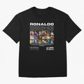 Cristiano Ronaldo CR7 Collage Oversized T-Shirt Support Iconic Players in Global Football Passion for FIFA World Cup 2026 Group Stage, Capturing CR7 and Messi, Spain and Netherlands, Football Passion, Legendary Performances, Festival Vibes and