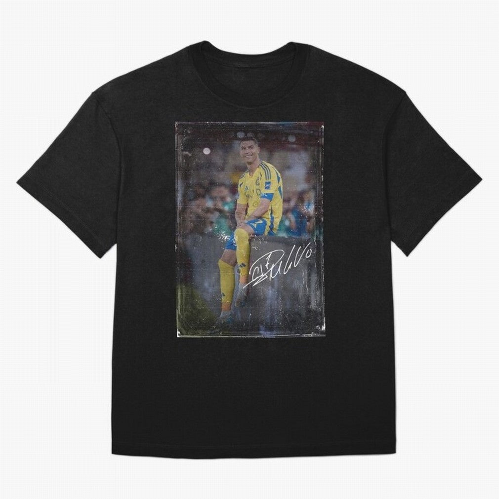 Cristiano Ronaldo Oversized T-Shirt Experience the Global Stage of Global Football Passion for FIFA World Cup 2026 USA Canada Mexico, Capturing Mbappe, Germany, Championship Spirit, Famous Goals, Roaring Crowds and International Football Unity;