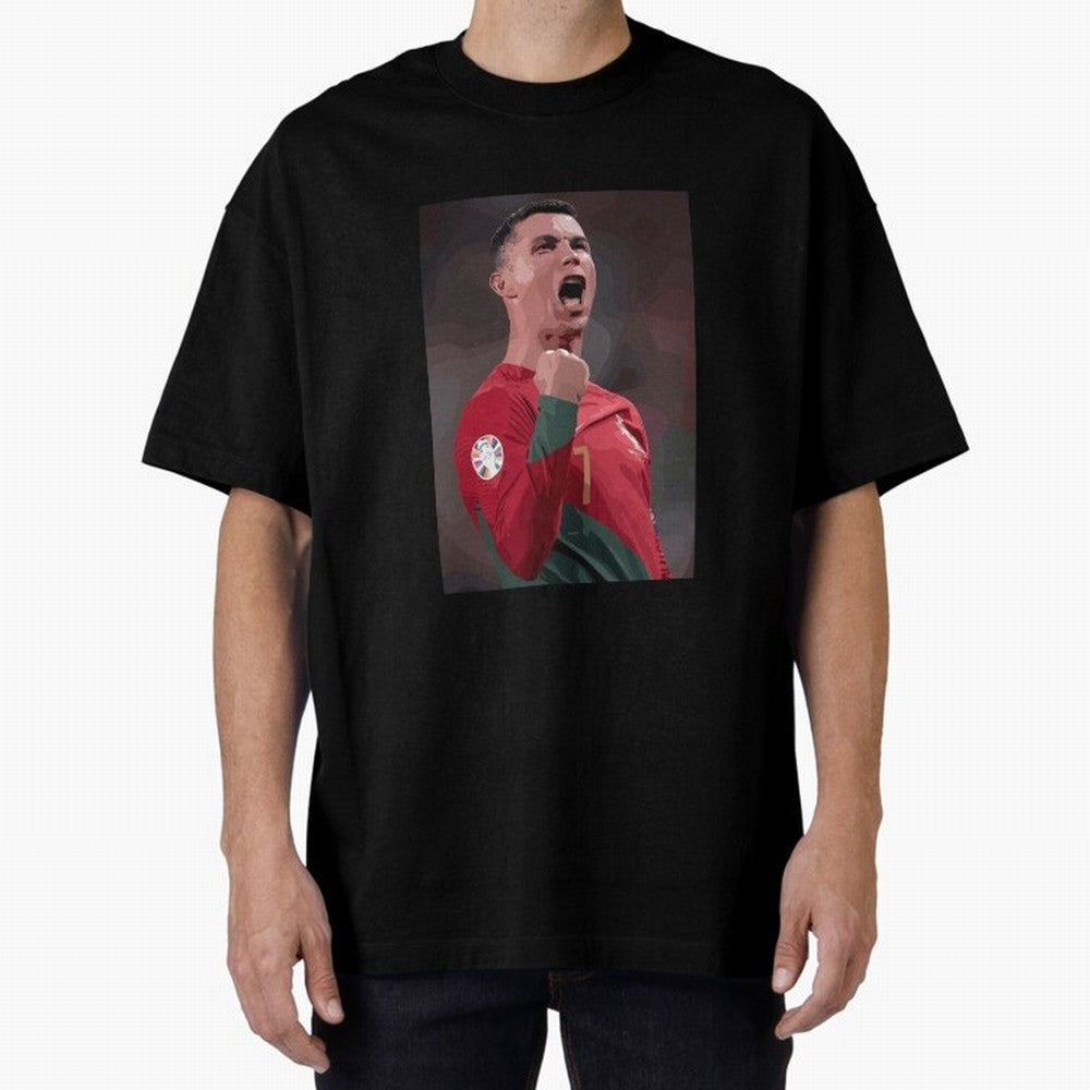 Cristiano Ronaldo Oversized T-Shirt Bring Trophy Dreams to the FIFA World Cup 2026 Group Stage Journey through Mbappe and Neymar Highlights, Portugal, Spain and Germany Pride, Classic Soccer Heritage, Championship Pressure, Fan Loyalty and